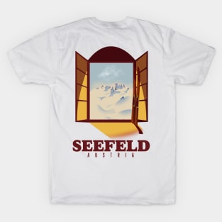 Seefeld Austria Ski poster T-Shirt